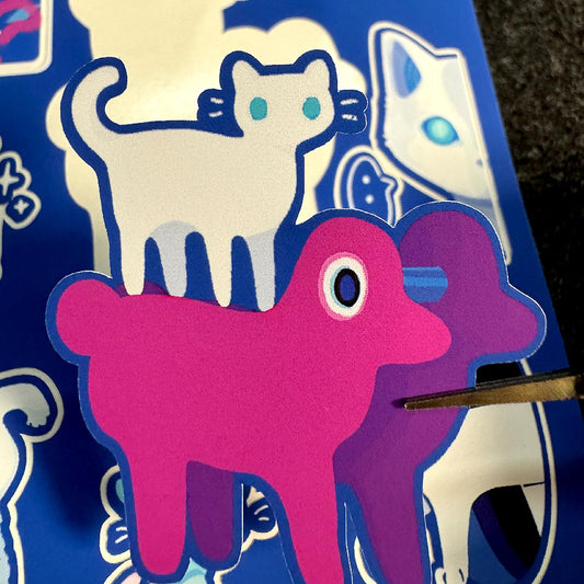 Panoramic Cat – Sticker Sheet