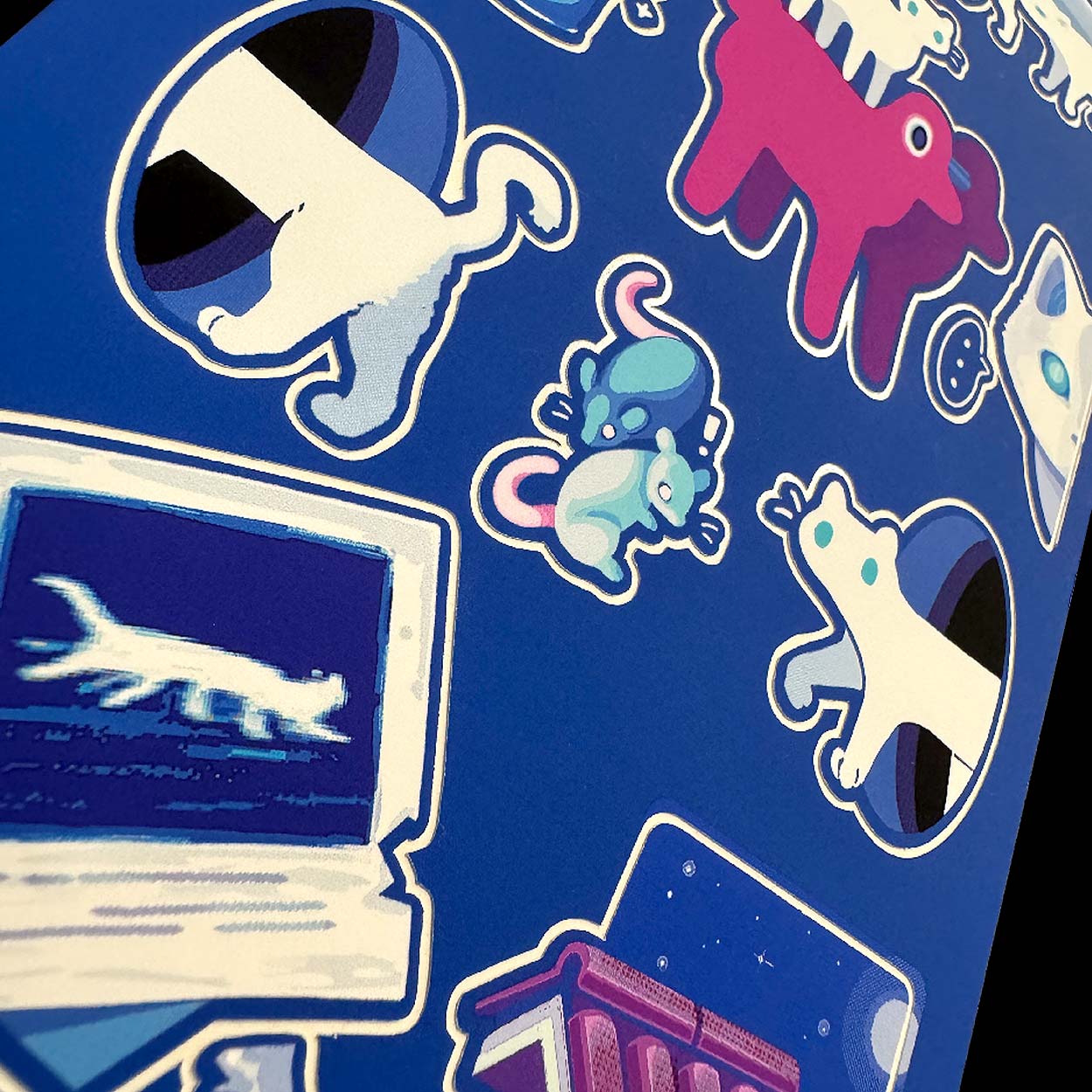 Panoramic Cat – Sticker Sheet