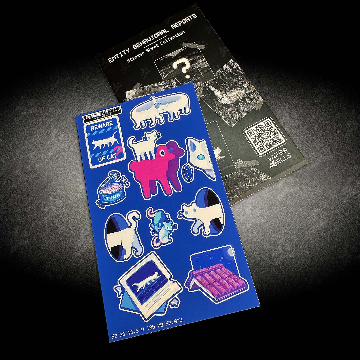 Panoramic Cat – Sticker Sheet