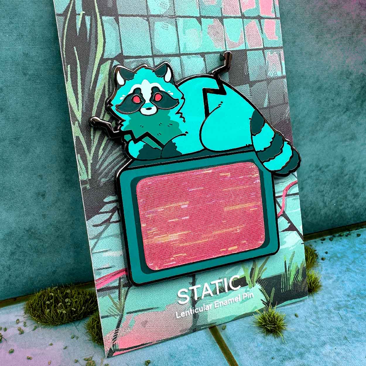 STATIC – Enamel Pin
